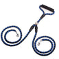 Ultimate Dual-Handle Dog Walking Leash - Premium Quality, Reflective Rope For Optimal Safety-11