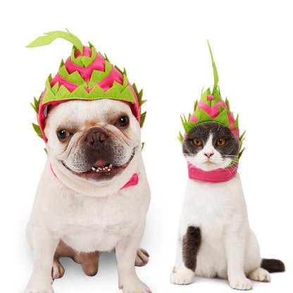 Tropical Dragon Fruit Pet Hat: A Fun And Stylish Costume For Dogs And Cats-4
